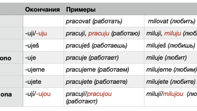 Photo of Чешский язык: правила и упражнения
